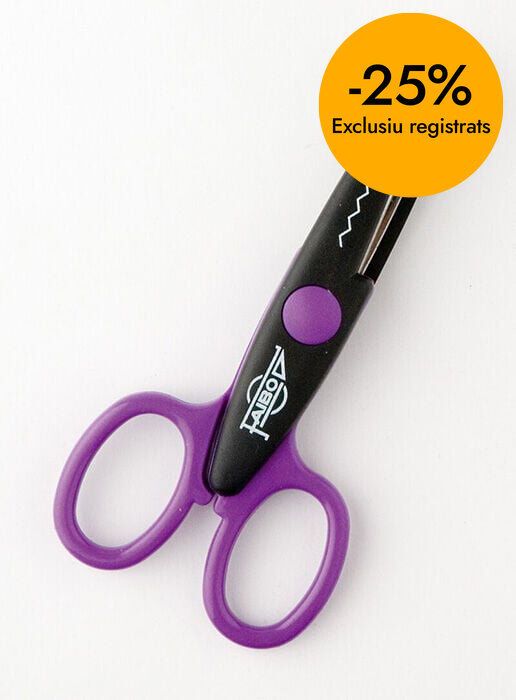 Tijera dentada Faibo &nbsp;Zig-Zag&nbsp;13cm