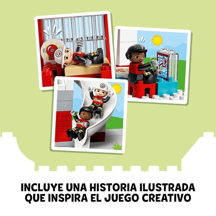 LEGO® Duplo Parque de Bomberos y Helicóptero 10970