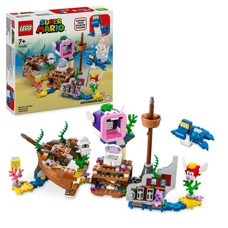 LEGO®  Super Mario Set d'Expansión: Dorrie i el vaixell naufagrat 71432