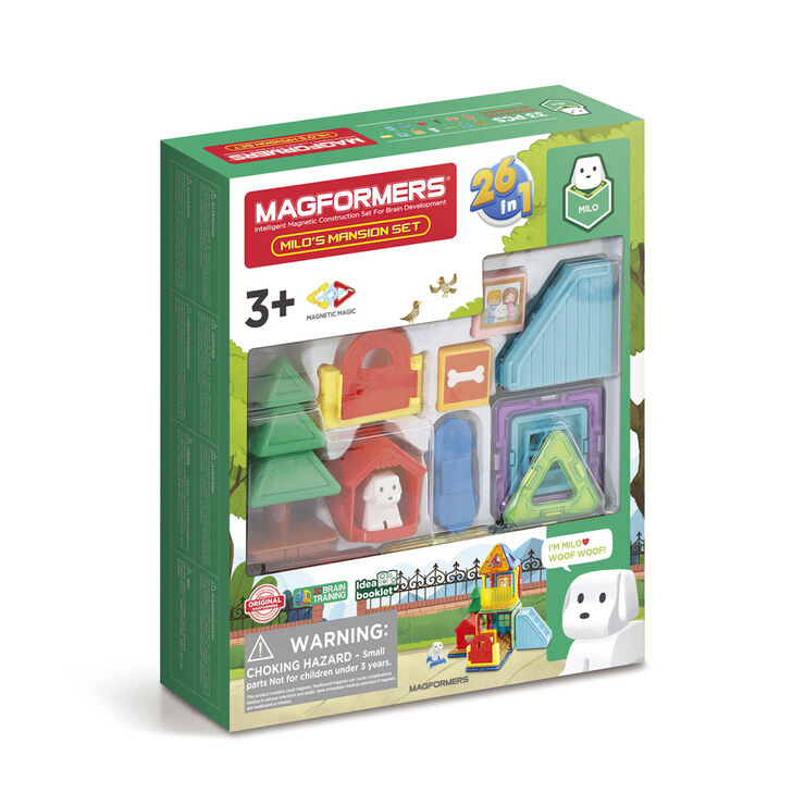 Juego de construcción Magformers Milo 's mansión