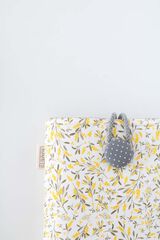 Funda de Libro Drapets Flores Mimosa interior gris