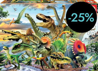 Puzle 500 piezas Dinosaurios