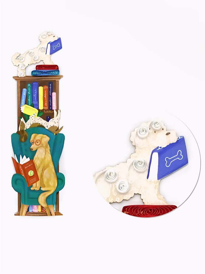 Punt de Llibre Origamo Gossos