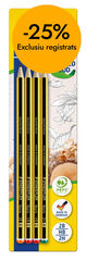 Llapis Staedtler Noris HB-2B-H 4u