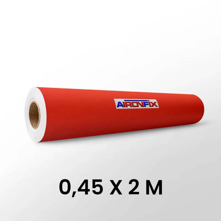 Aironfix rollo 0,45x2m rojo