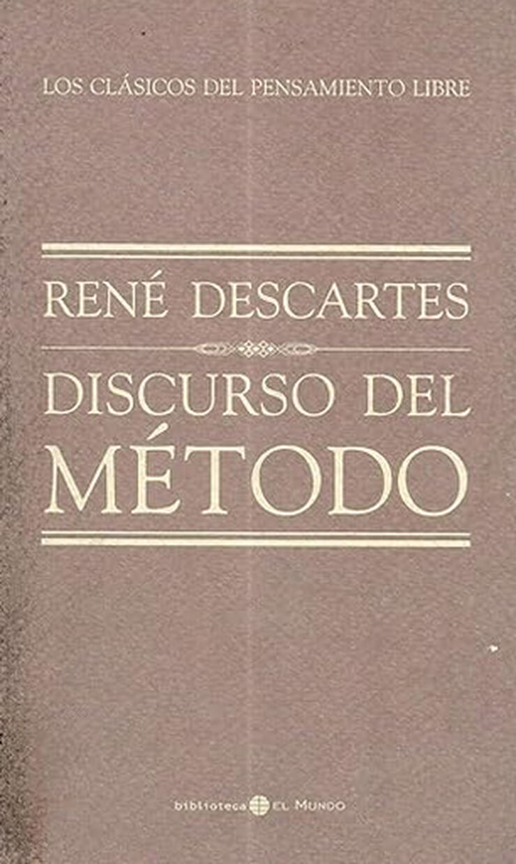 Discurso del m&eacute;todo