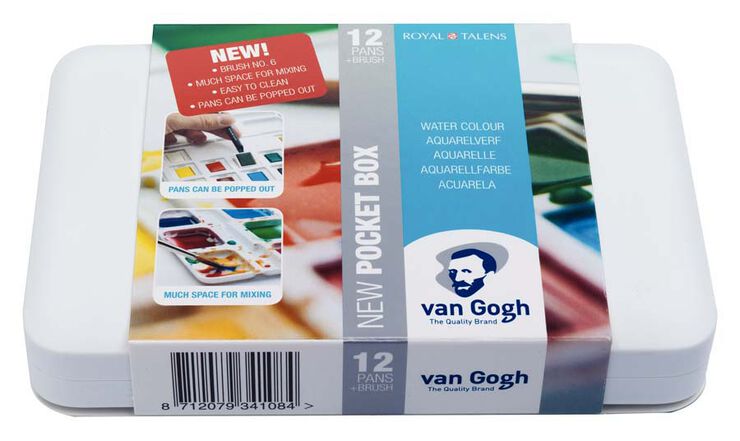 Aquarel·les Pocket Box Van Gogh 12 colors