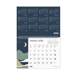 Calendari Miquelrius sobretaula A5 2026 castellà Mountains