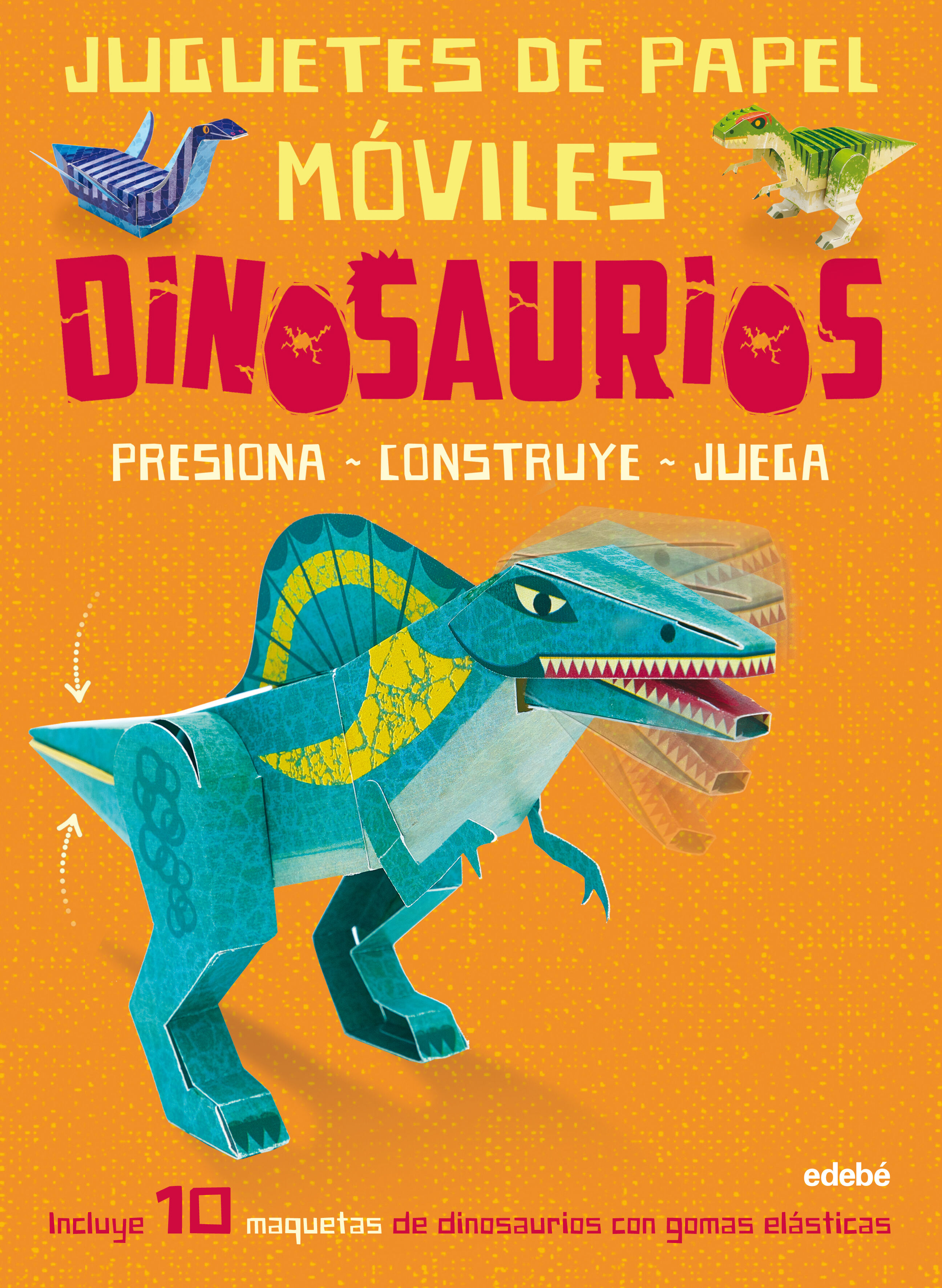JUGUETES DE PAPEL M&Oacute;VILES: DINOSAURIOS