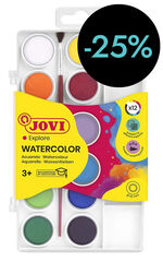 Acuarelas Jovi 12 colores