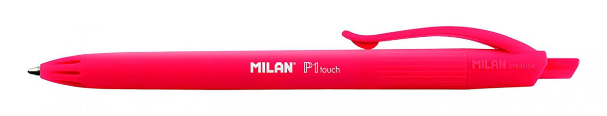 Bolígrafo Milan P1 Touch rojo 25u