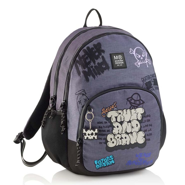 Mochila triple reciclada Oslo Graffitti