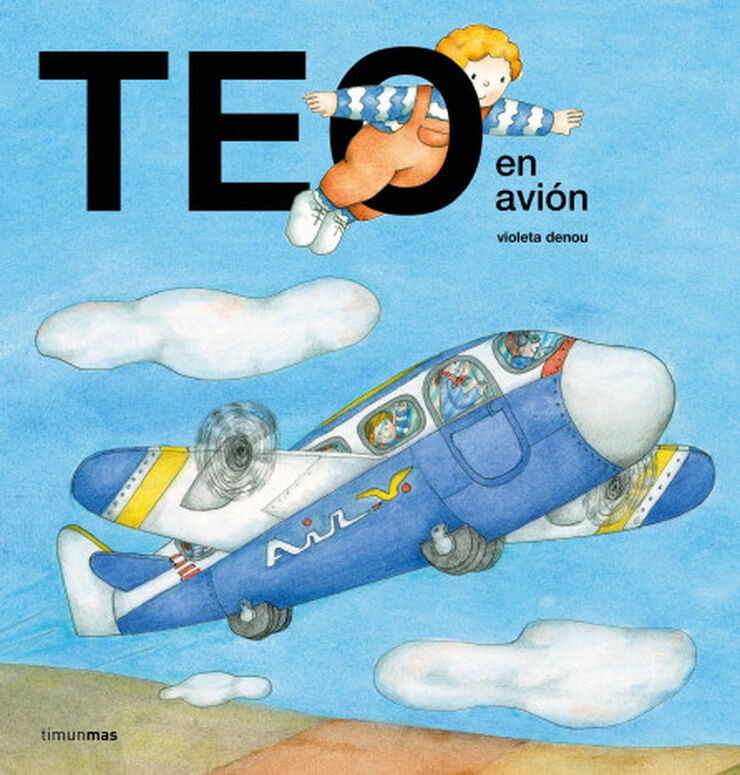 Teo en avión