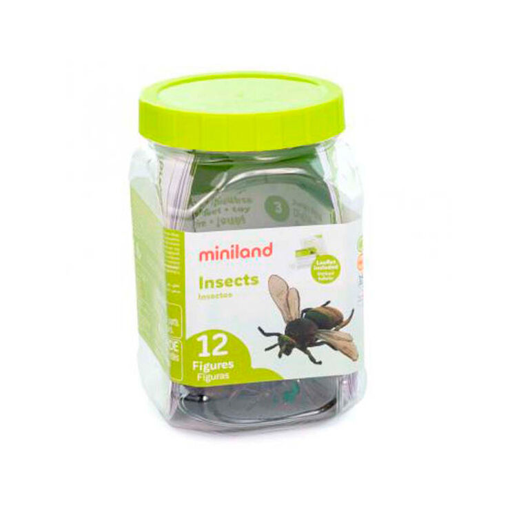 Insectos de plástico 12 unidades