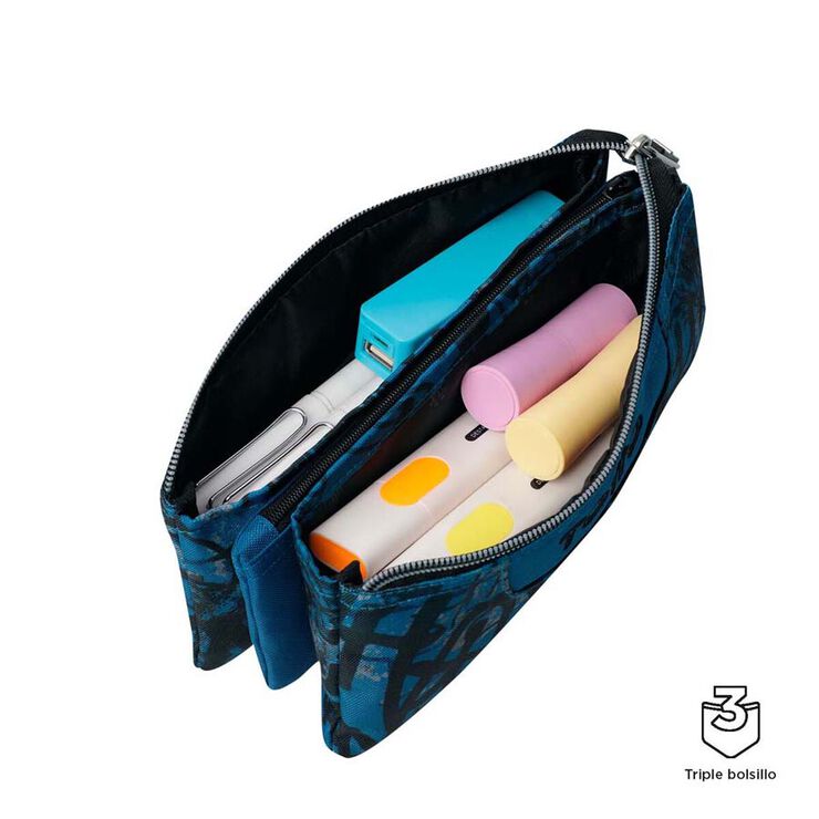 Estuche triple Totto Urban Graph