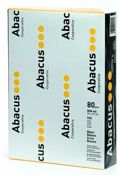 Papel Abacus impresora A4 80 g500 hojas