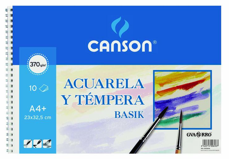 Bloc Aquarel·la 23x23 Canson Basik 10 Fulls