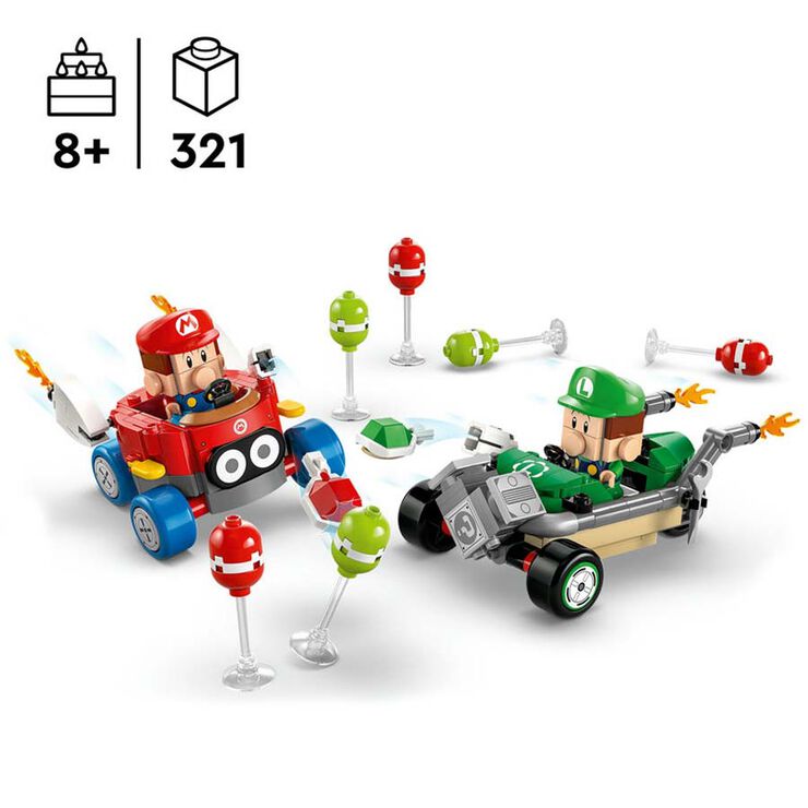 LEGO® Super Mario Mario Kart™: Bebé Mario vs. Bebé Luigi 72034