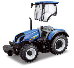 Vehículo en miniatura Burago Tractor New Holland Réplica 01:32