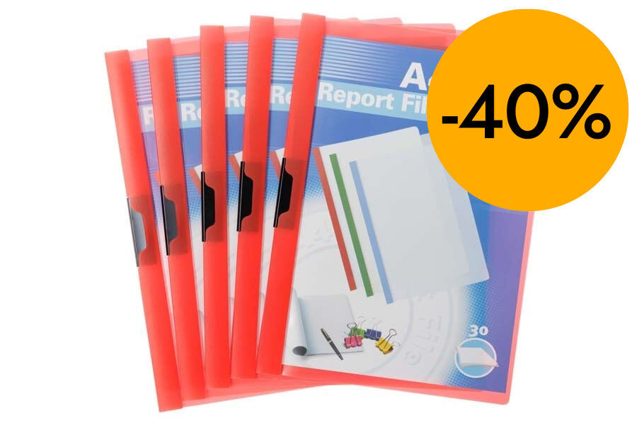 Dossier Abacus Clip vermell 5u