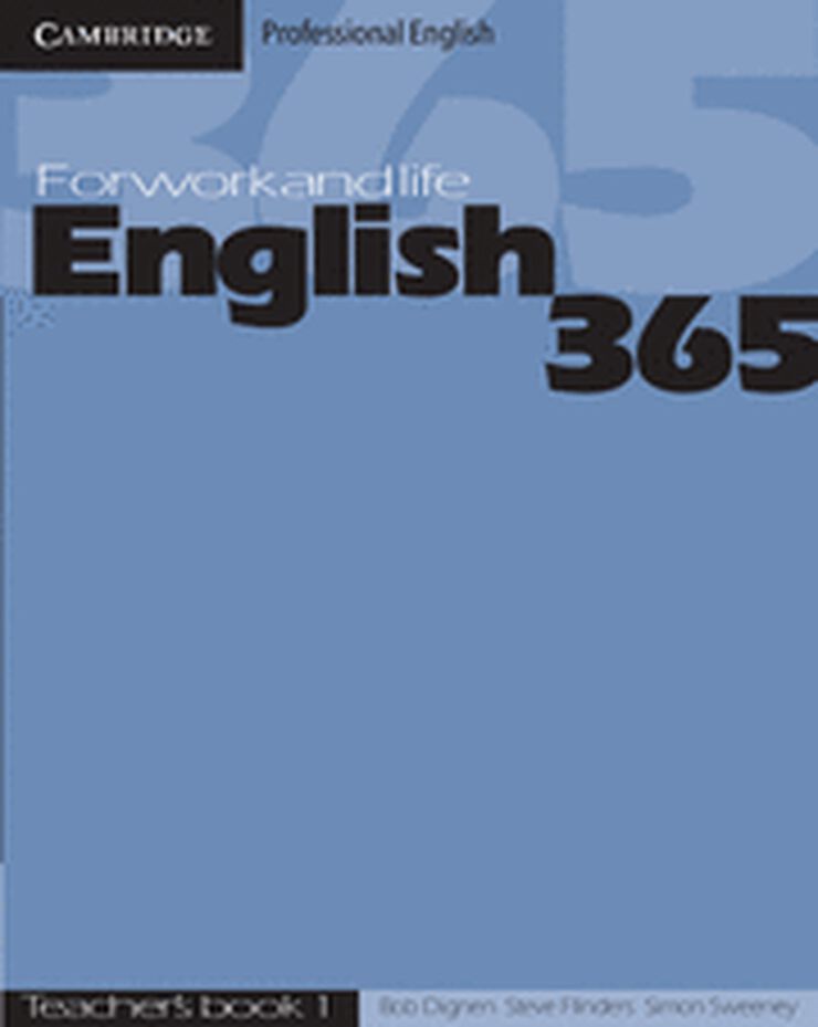 English 365 1 Teacher'S