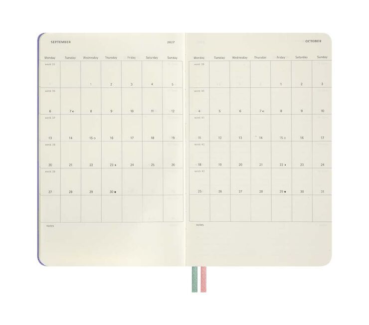 Agenda Moleskine 18 meses d&iacute;a/p&aacute;g L tapa dura Alicia