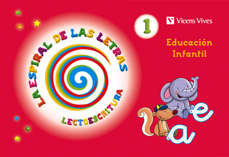 Lectoescritura 1 Espiral De Letras Infantil 5 Años