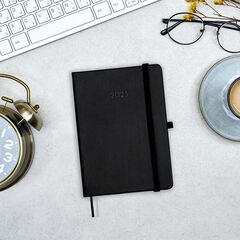 Agenda Finocam Textura M4 sem/vista h cat 2025 negro