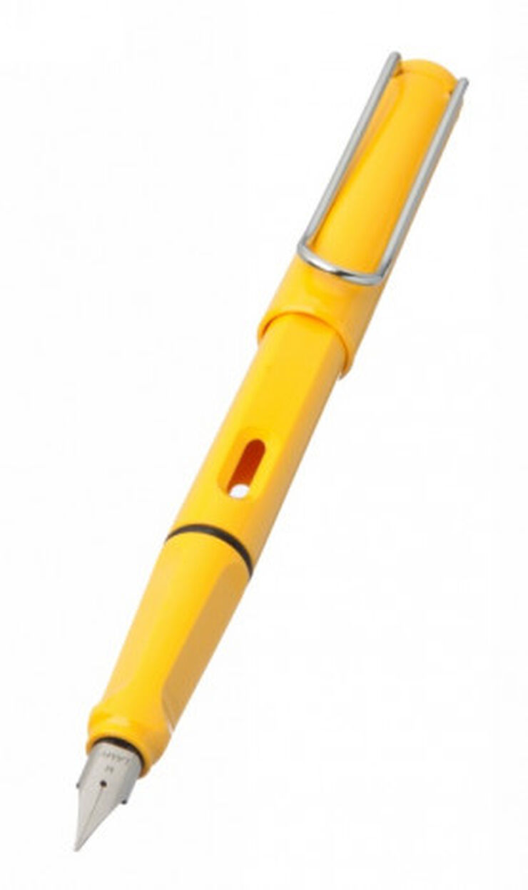 Ploma estilogràfica Lamy Safari Groc
