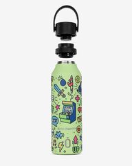 Botella Termo Runbott 600 ml Retro Gamer Green
