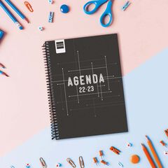 Agenda 22-23 Finocam Cool Negra Semana CA