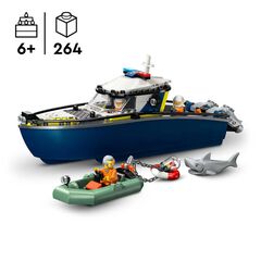 LEGO® City Persecución en Barco de Policía 60456