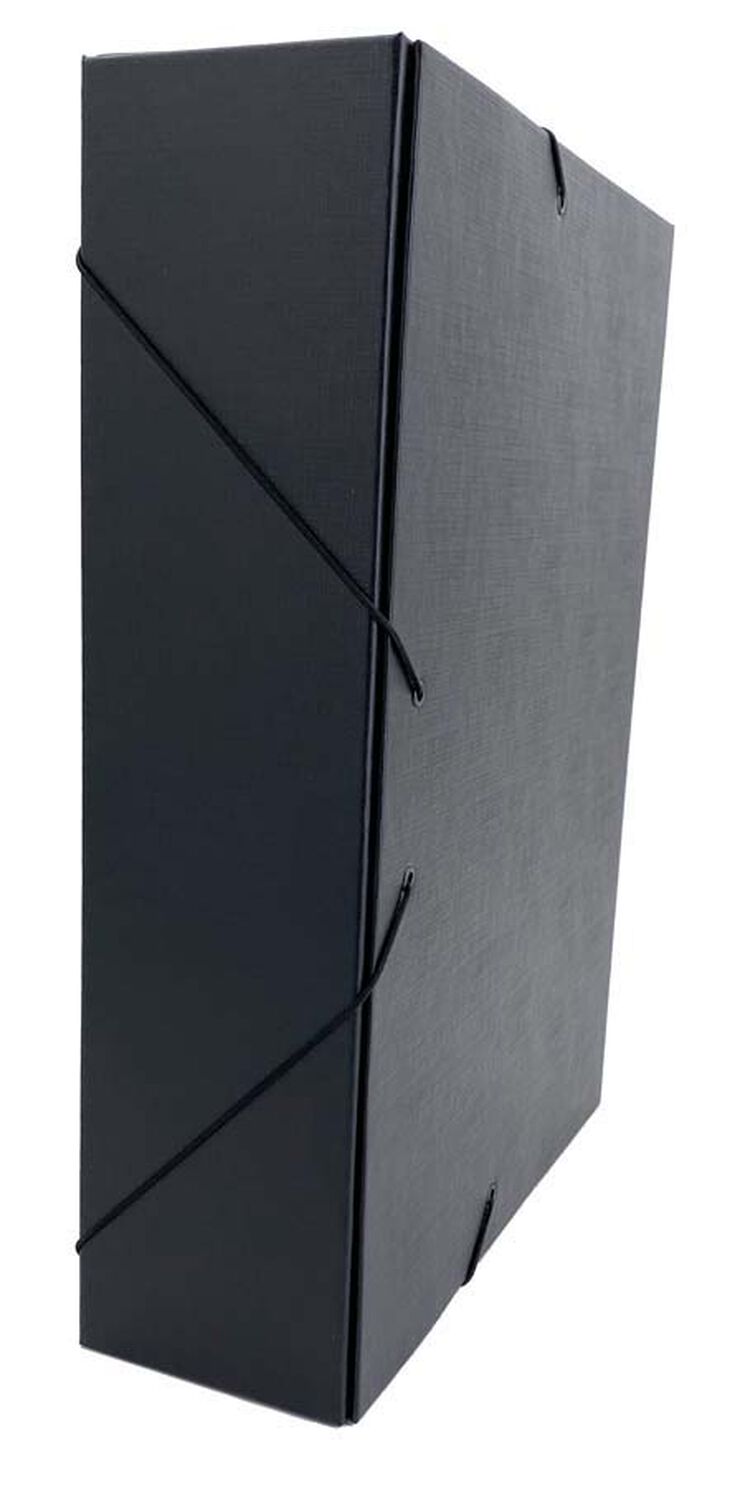 Carpeta projectes Abacus folrada llom 90mm negre