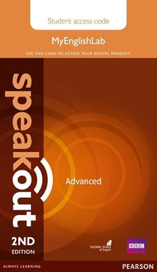 Speakout Advanced 2nd Edition MyEnglishLab Student Access Card