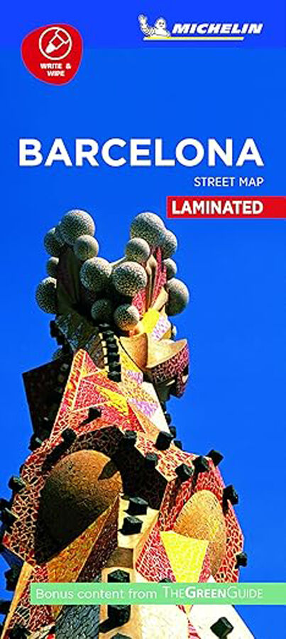 Plano Barcelona - Citymap laminted