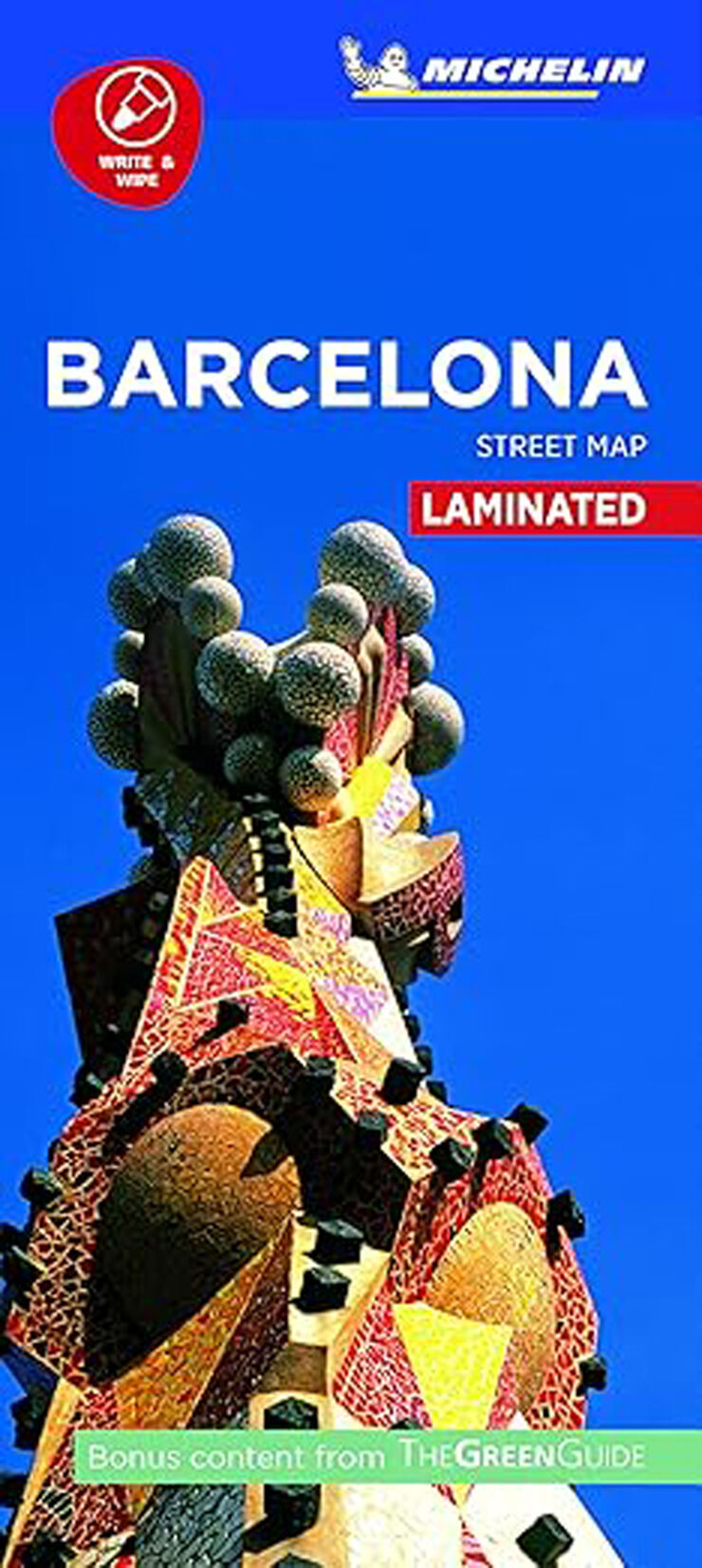 Plano Barcelona - Citymap laminted