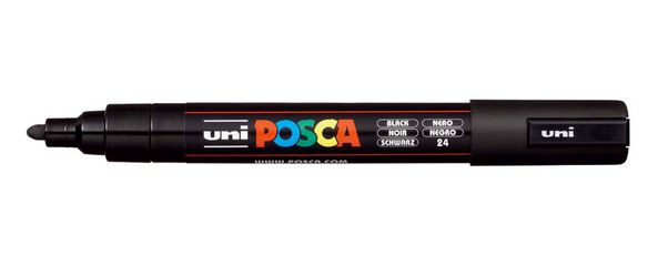 Marcador Posca PC-5M negre