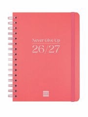 Agenda Finocam Cosmflex 1/4 Sem/Vista Castellano 2026-27 Rojo
