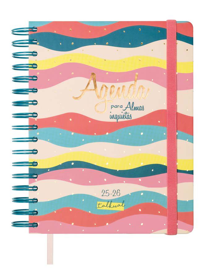 Agenda Finocam escolar Talkual 1/4 d&iacute;a/p&aacute;g cas 2025-26 almas