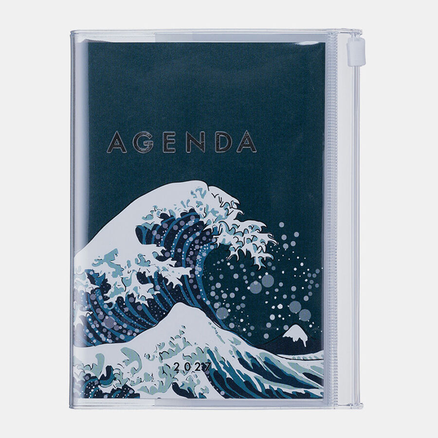 Agenda Mark's 18 Mesos A6 Setmana/Vista Multiling&uuml;e 2026-2027 Japan Ona