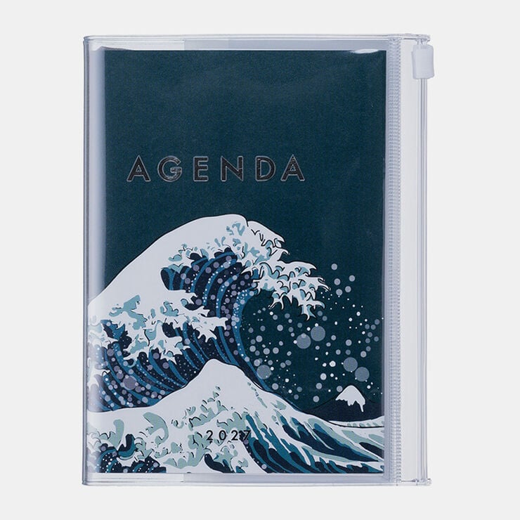 Agenda Mark's 18 Mesos A6 Setmana/Vista Multiling&uuml;e 2026-2027 Japan Ona