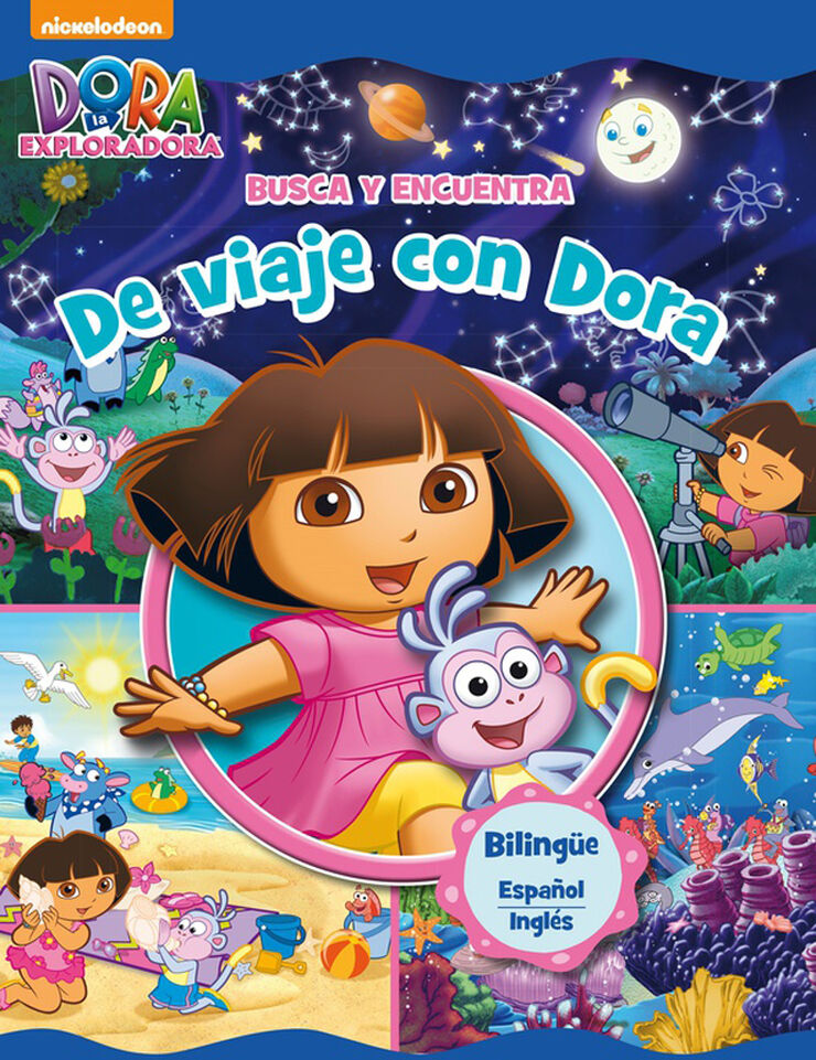 Dora la Exploradora. Libro juguete - Busca y encuentra. De viaje con Dora
