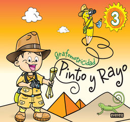 Pinto y Rayo, grafomotricidad, Educaci&oacute;n Infantil. Cuaderno 3