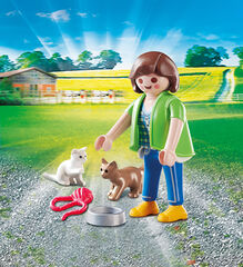 Playmobil City Dona amb gatets (70562)
