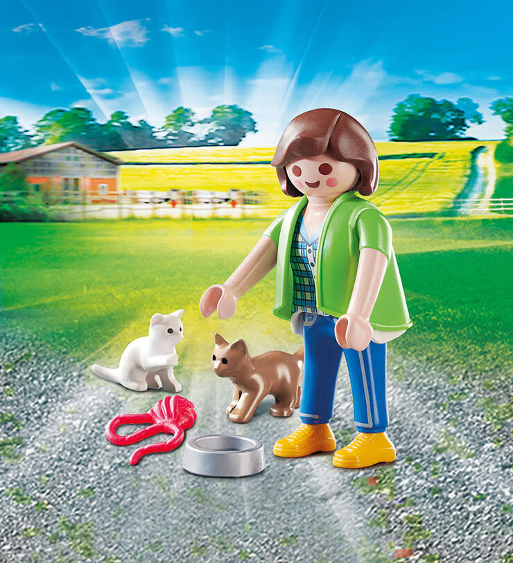 Playmobil City Dona amb gatets (70562)