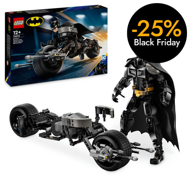 LEGO® Super Herois Figura per Construir: Batman™ i Moto Bat-Pod 76273