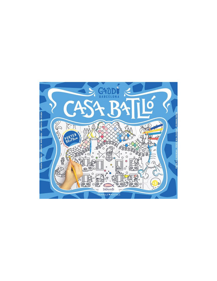 Poster per acolorir Casa Batll&oacute;