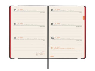 Agenda Finocam Flex Llisa Semana Vista Horizontal 2027 Catal&aacute;n Rojo