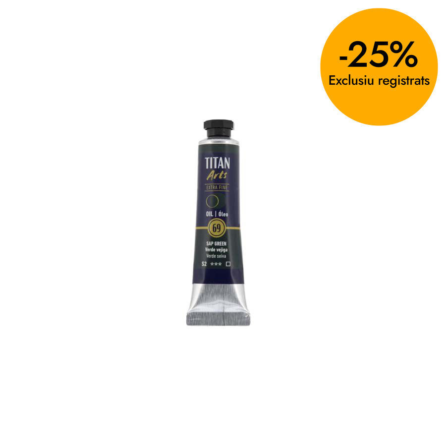 Pintura a l'oli Titan 20ml verd veixiga