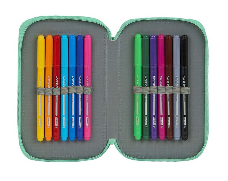 Plumier doble Blackfit 8 verd